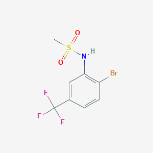 N-[2-bromo-5-(trifluoromethyl)phenyl]methanesulfonamide