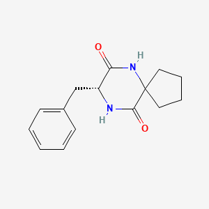 (8R)-8-benzyl-6,9-diazaspiro[4.5]decane-7,10-dione