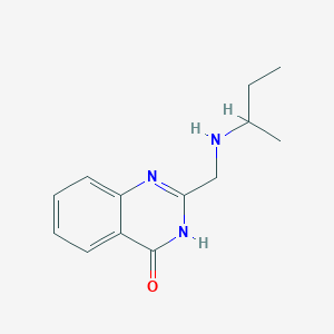 2-{[(Butan-2-yl)amino]methyl}-3,4-dihydroquinazolin-4-one