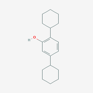 molecular formula C18H26O B1661369 2,5-Dicyclohexylphenol CAS No. 90104-74-8