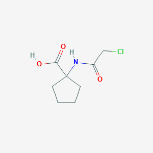 molecular formula C8H12ClNO3 B1661372 1-[(2-Chloroacetyl)amino]cyclopentane-1-carboxylic acid CAS No. 90153-48-3
