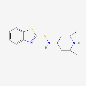 N-(1,3-benzothiazol-2-ylsulfanyl)-2,2,6,6-tetramethylpiperidin-4-amine