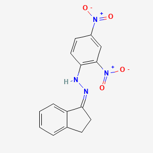 Indan-1-one (2,4-dinitrophenyl)hydrazone