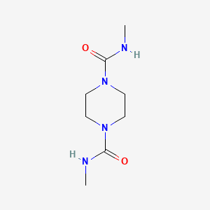 1-N,4-N-dimethylpiperazine-1,4-dicarboxamide