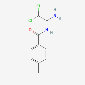 N-(1-amino-2,2-dichloroethyl)-4-methylbenzamide