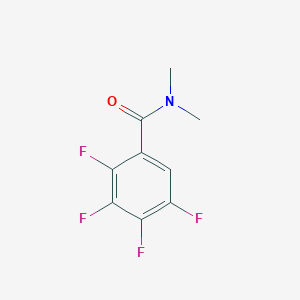 molecular formula C9H7F4NO B1661392 Benzamide, 2,3,4,5-tetrafluoro-N,N-dimethyl- CAS No. 90292-61-8