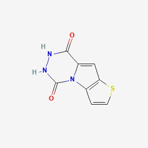 6,7-Dihydrothieno[2',3':4,5]pyrrolo[1,2-d][1,2,4]triazine-5,8-dione