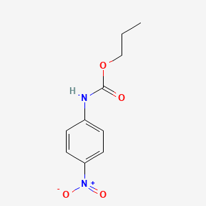 molecular formula C10H12N2O4 B1661426 Propyl (4-nitrophenyl)carbamate CAS No. 90870-23-8