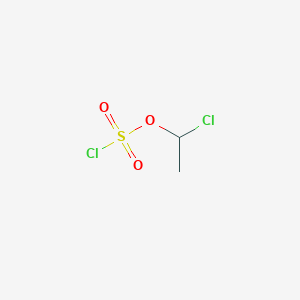 molecular formula C2H4Cl2O3S B1661429 1-Chloroethyl sulfochloridate CAS No. 90906-61-9