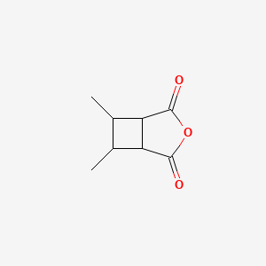 molecular formula C8H10O3 B1661434 CC1C2C(C1C)C(=O)OC2=O CAS No. 90989-09-6