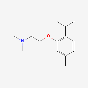 molecular formula C14H23NO B1661435 Tastromine CAS No. 91-46-3