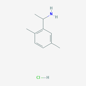 molecular formula C10H16ClN B1661459 1-(2,5-Dimethylphenyl)ethan-1-amine hydrochloride CAS No. 91251-27-3