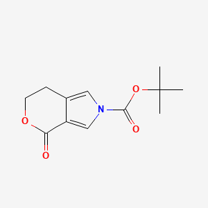 molecular formula C12H15NO4 B1661475 tert-butyl 4-oxo-6-hydro-7H-pyrano[3,4-c]pyrrole-2-carboxylate CAS No. 914349-18-1