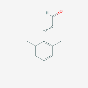 molecular formula C12H14O B166148 3-间苯三甲酰丙烯醛 CAS No. 131534-70-8