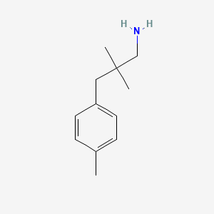 molecular formula C12H19N B1661481 2,2-Dimethyl-3-(4-methylphenyl)propan-1-amine CAS No. 91552-91-9