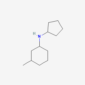 molecular formula C12H23N B1661485 N-cyclopentyl-3-methylcyclohexanamine CAS No. 915922-26-8