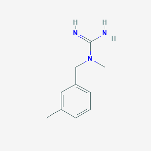 molecular formula C10H15N3 B1661486 N-methyl-N-(3-methylbenzyl)guanidine CAS No. 915922-39-3