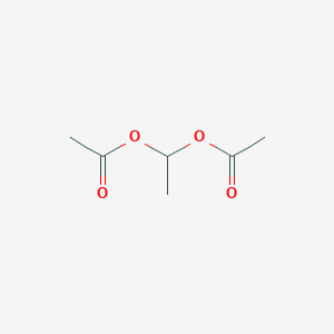 molecular formula C6H10O4 B166149 乙酸乙烯酯 CAS No. 542-10-9