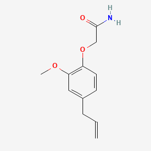 2-(2-Methoxy-4-prop-2-enylphenoxy)acetamide