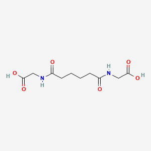 molecular formula C10H16N2O6 B1661494 N,N'-(1,6-Dioxo-1,6-hexanediyl)bisglycine CAS No. 91717-13-4