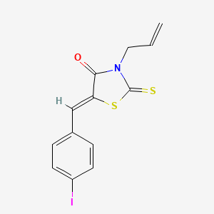 (5Z)-5-[(4-iodophenyl)methylidene]-3-prop-2-enyl-2-sulfanylidene-1,3-thiazolidin-4-one