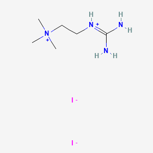 molecular formula C6H18I2N4 B1661498 (2-Guanidinoethyl)trimethylammonium iodide hydriodide CAS No. 91747-51-2