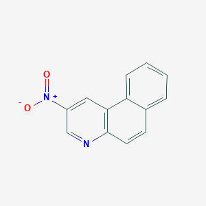 molecular formula C13H8N2O2 B1661511 2-Nitrobenzo[f]quinoline CAS No. 91804-76-1