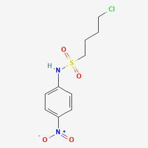 molecular formula C10H13ClN2O4S B1661512 4-chloro-N-(4-nitrophenyl)butane-1-sulfonamide CAS No. 91817-78-6