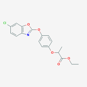 molecular formula C18H16ClNO5 B166152 Fenoxaprop-ethyl CAS No. 66441-23-4