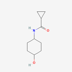 molecular formula C10H17NO2 B1661522 N-(4-hydroxycyclohexyl)cyclopropanecarboxamide CAS No. 918793-07-4