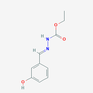 ethyl N-[(E)-(3-hydroxyphenyl)methylideneamino]carbamate