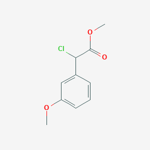 molecular formula C10H11ClO3 B1661529 Methyl 2-chloro-2-(3-methoxyphenyl)acetate CAS No. 91900-27-5