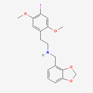 2-(4-Iodo-2,5-dimethoxyphenyl)-N-((2,3-methylenedioxyphenyl)methyl)ethanamine