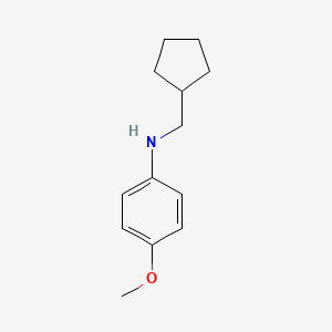 N-(Cyclopentylmethyl)-4-methoxyaniline