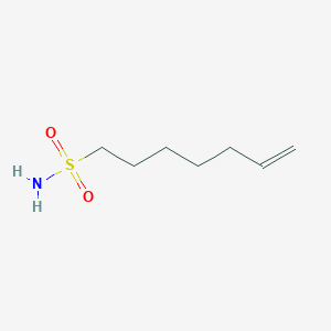 molecular formula C7H15NO2S B1661542 Hept-6-ene-1-sulfonamide CAS No. 920011-83-2