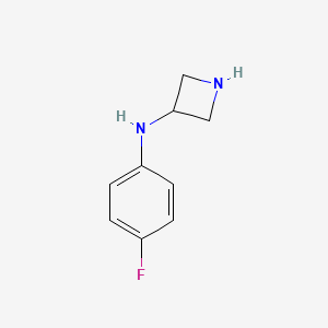 molecular formula C9H11FN2 B1661551 N-(4-fluorophenyl)azetidin-3-amine CAS No. 920511-30-4