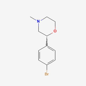 (2R)-2-(4-Bromophenyl)-4-methylmorpholine