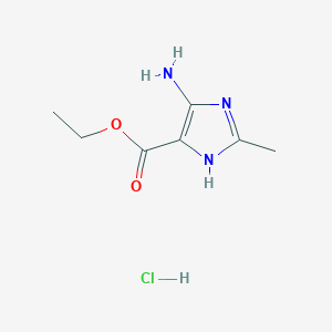 Ethyl 5-amino-2-methyl-1H-imidazole-4-carboxylate hydrochloride