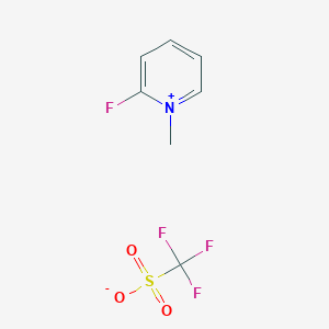 molecular formula C7H7F4NO3S B1661567 2-Fluoro-1-methylpyridin-1-ium trifluoromethanesulfonate CAS No. 921754-29-2