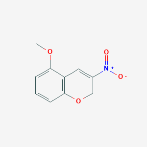 molecular formula C10H9NO4 B1661570 5-methoxy-3-nitro-2H-1-benzopyran CAS No. 92210-62-3