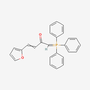 3-Buten-2-one, 4-(2-furanyl)-1-(triphenylphosphoranylidene)-, (3E)-