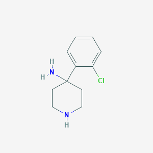 4-(2-Chlorophenyl)piperidin-4-amine