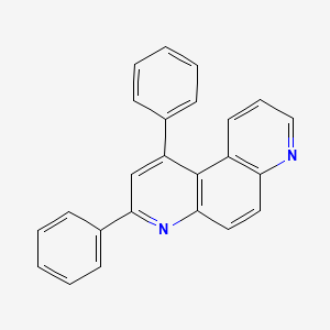 molecular formula C24H16N2 B1661603 4,7-Phenanthroline, 1,3-diphenyl- CAS No. 92530-94-4