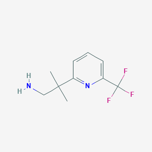 2-Pyridineethanamine, beta,beta-dimethyl-6-(trifluoromethyl)-