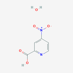 molecular formula C6H6N2O5 B1661629 4-Nitro-2-pyridinecarboxylic acid hydrate CAS No. 929257-73-8