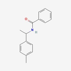 molecular formula C16H17NO B1661632 N-[1-(4-Methylphenyl)ethyl]benzamide CAS No. 93007-79-5