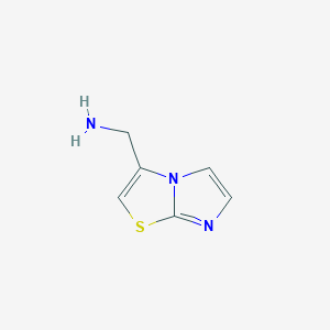 molecular formula C6H7N3S B1661659 Imidazo[2,1-b][1,3]thiazol-3-ylmethanamine CAS No. 933722-74-8