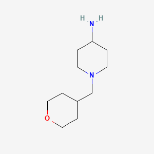 molecular formula C11H22N2O B1661666 1-((tetrahydro-2H-pyran-4-yl)methyl)piperidin-4-amine CAS No. 933760-10-2