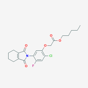 molecular formula C21H23ClFNO5 B166167 戊基氟氯菊酯 CAS No. 87546-18-7