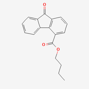 molecular formula C18H16O3 B1661677 Butyl 9-oxo-9h-fluorene-4-carboxylate CAS No. 93519-65-4